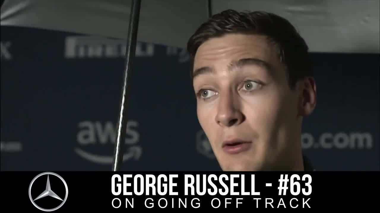 George Russell post qualifying F1 interview in Brazil