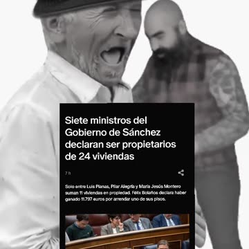 Siete #ministros del #Gobierno de #Sánchez declaran ser propietarios de 24 viviendas