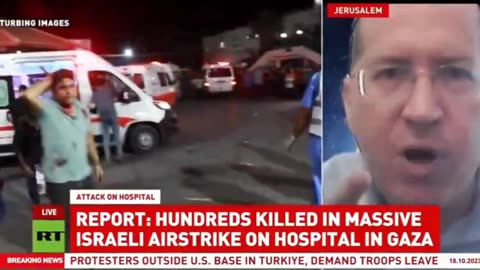 GAZA HOSPITAL STRIKE ISRAELI POLITICIAN HAS MELTDOWN ON RT NEWS