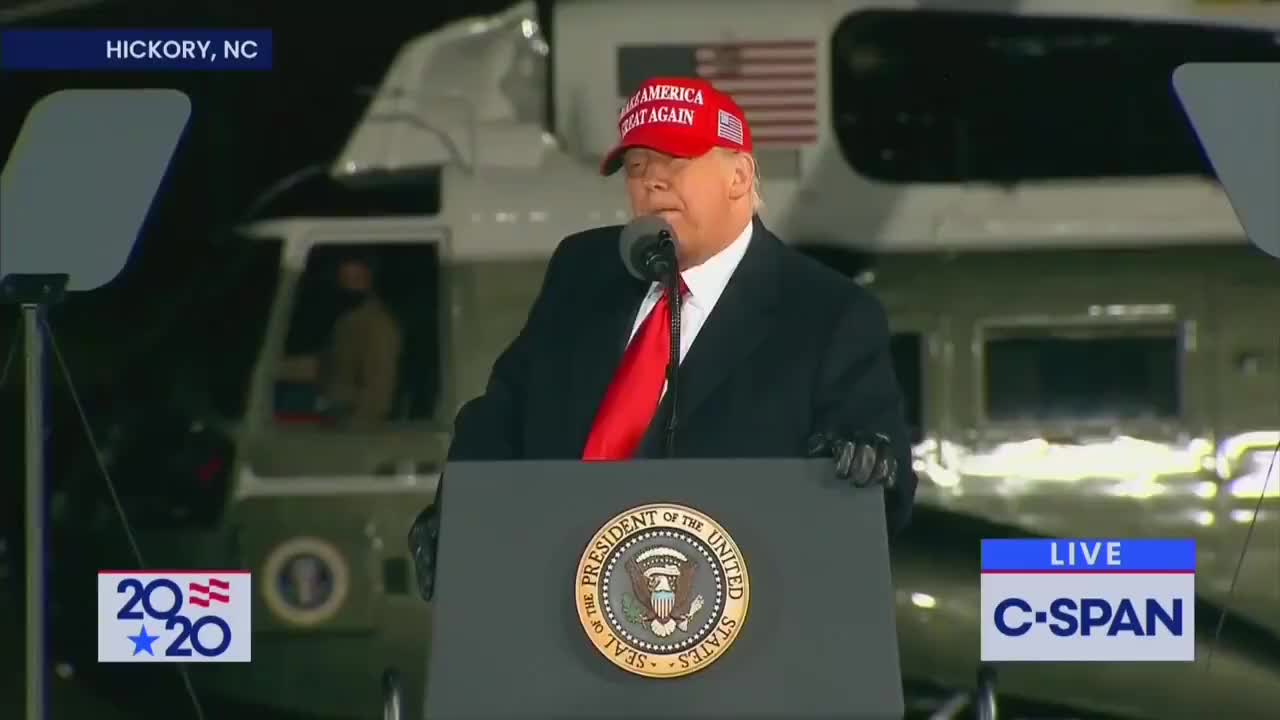 Franklin Graham praying for Trump