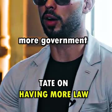 People who want more law are acting inverse to the truth...Do you agree?