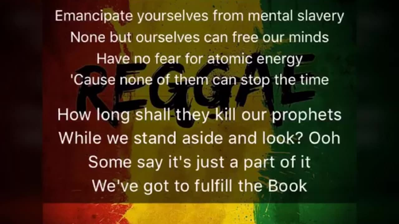 Bob Marley & The Wailers - Redemption Song (Lyrics)