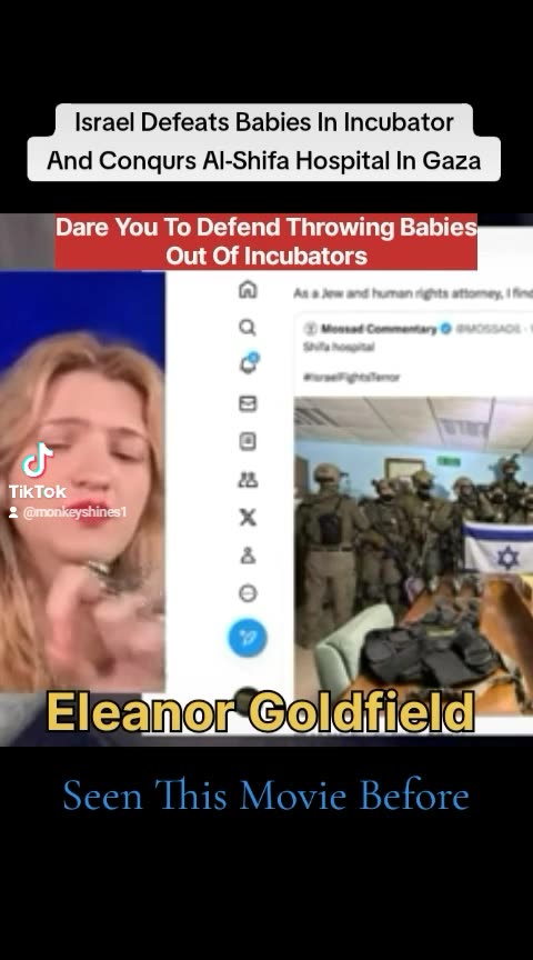 Israel Defeats Palestinian Babies In Incubators And Conquers Al-Shifa Hospital In Gaza