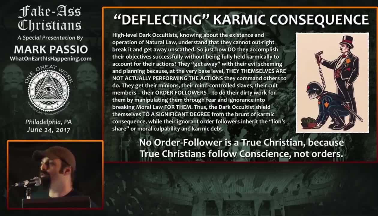 Mark Passio - Falsche Christen - Echtes Christentum und Christentum vor Christus - 1 von 2