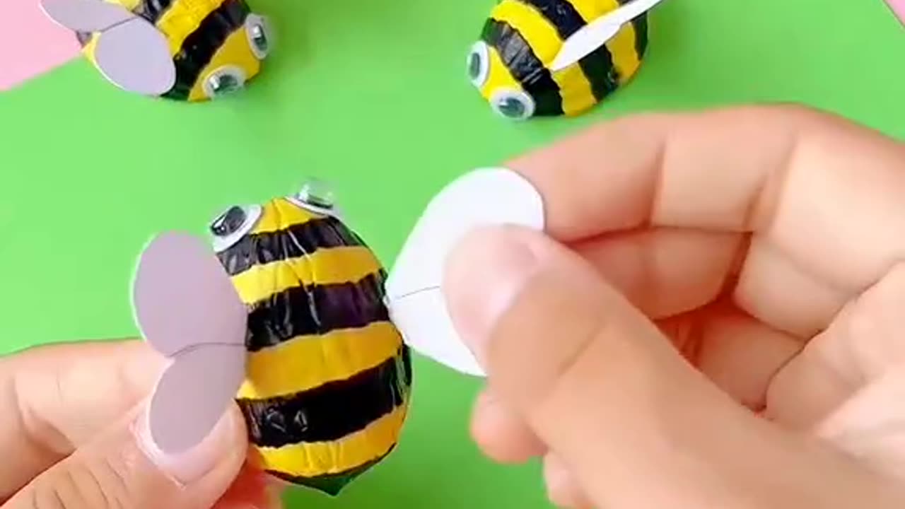 DIY Paper Cut Origami: Bees