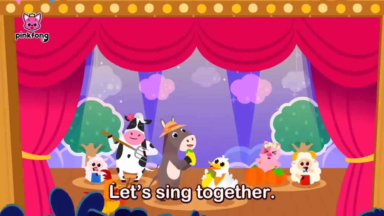 THE FARM CHOIR ! STORY TIME WITH PINKFONG AND ANIMAL FRIENDS CARTOON ! PINKFONG FOR KIDS !!!