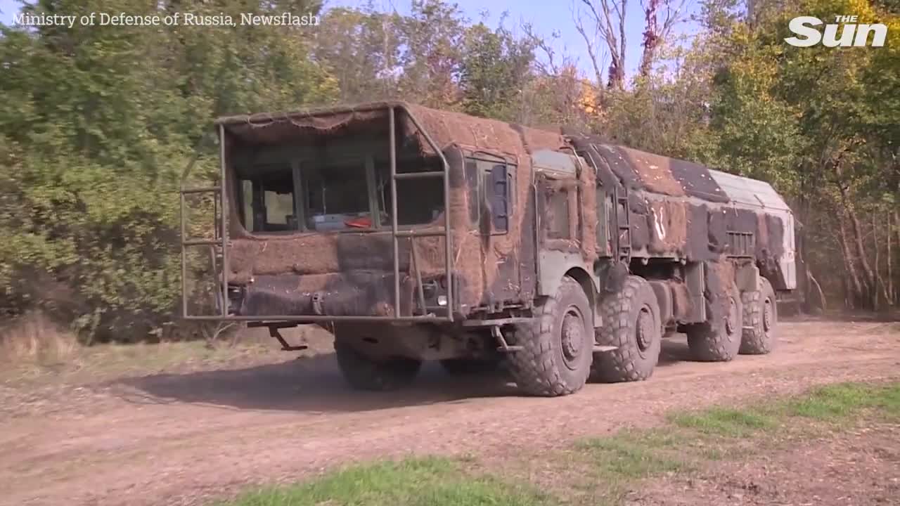Russia launches nuclear capable Iskander-M missiles at Ukrainian positions