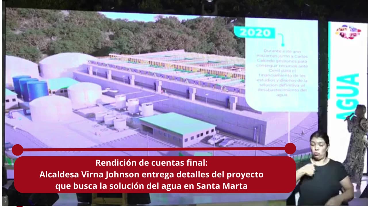 Alcaldesa de Santa Marta habla sobre problema de agua