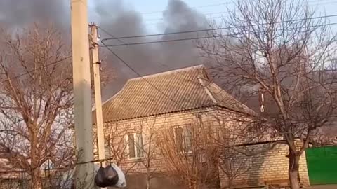 An attack made on an ammunition depot of the Armed Forces of Ukraine