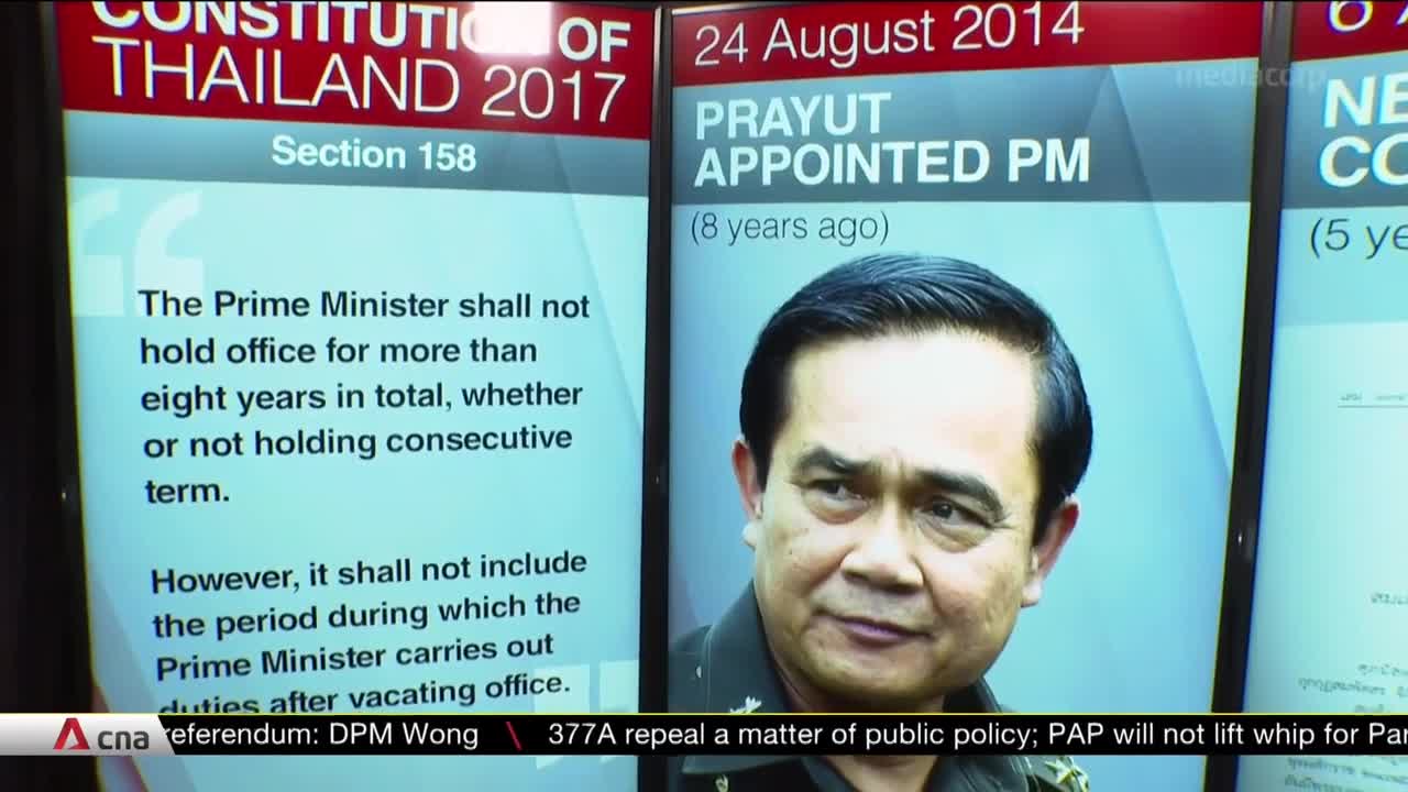 When is Thailand PM Prayut Chan-o-cha’s term ending?