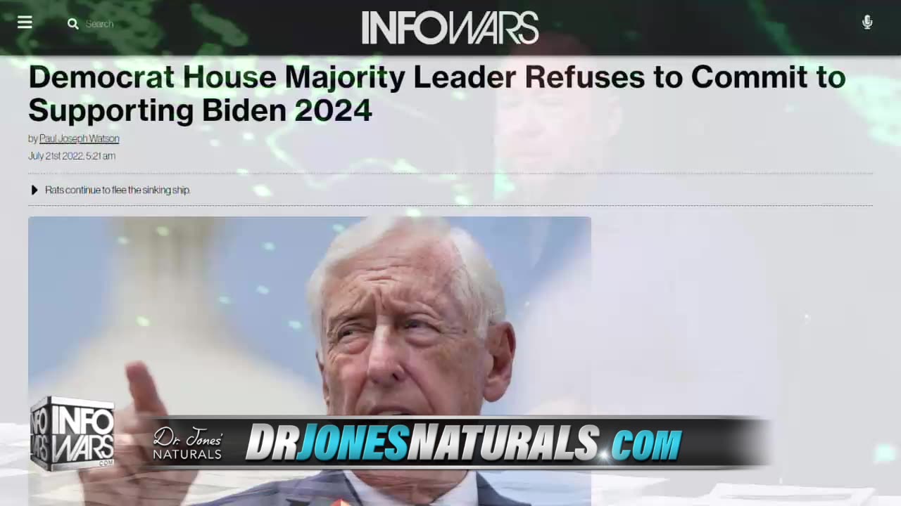 Two Years Ago Alex Jones Revealed the Democrat Plan to Dump Biden