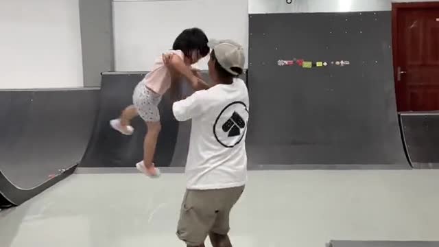 Children Growing up in Skateboarding Yard