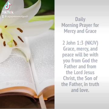 Daily Morning Prayer for Mercy and Grace #Shorts