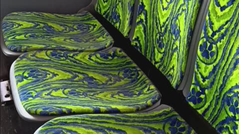 Funky bus seats