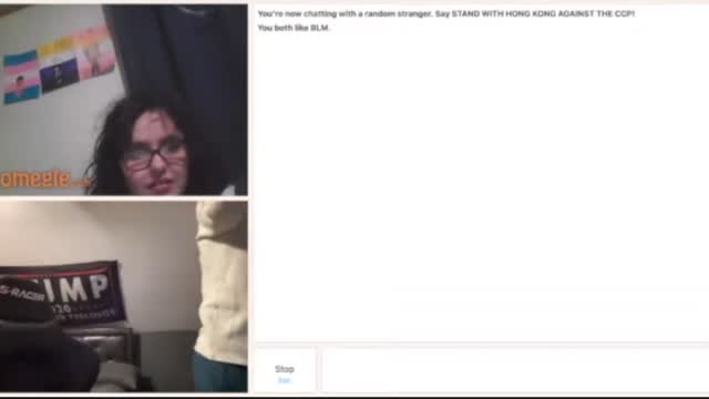 "Showing my TRUMP flag on Omegle" | tsmitttyyy YT-Channel-Video Excerpt