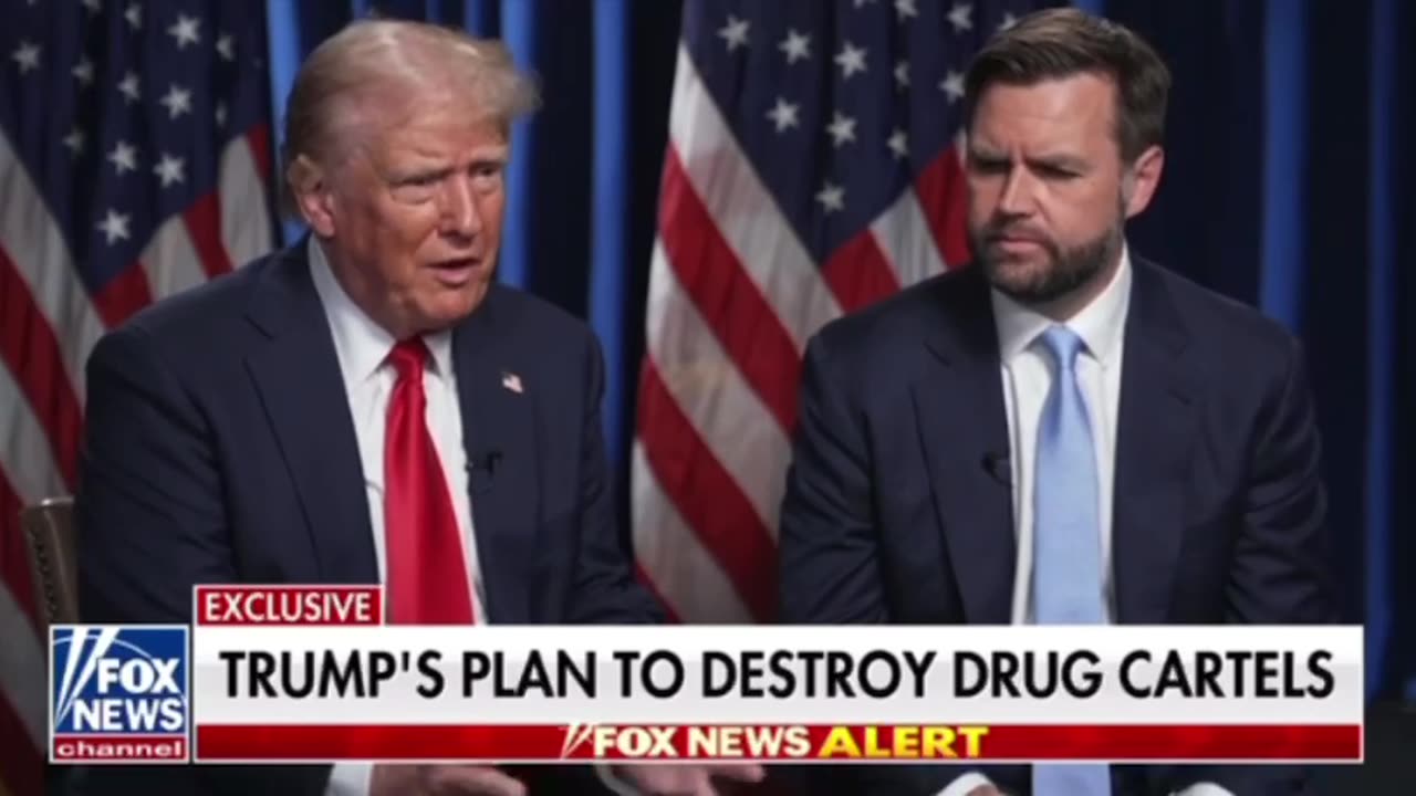 Trump/Vance talk golf drug cartels border plan and endless hoaxes