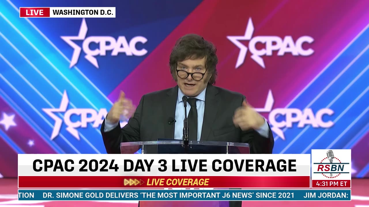 FULL SPEECH: Javier Milei Addresses CPAC in DC 2024 - 2/24/24