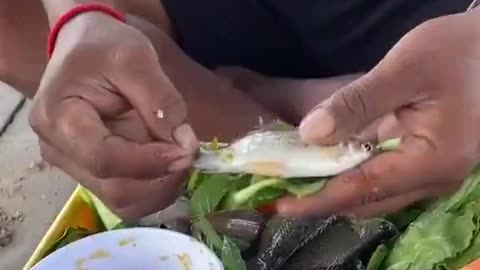 Eating Live Fish