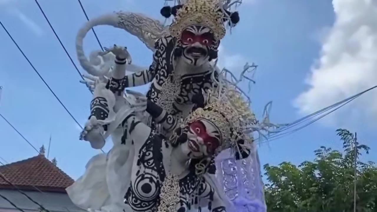 Ogoh ogoh festival in Bali island