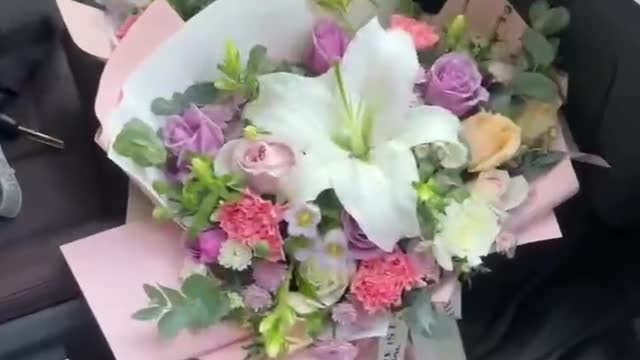 Remember to bring a bouquet of flowers next time you meet