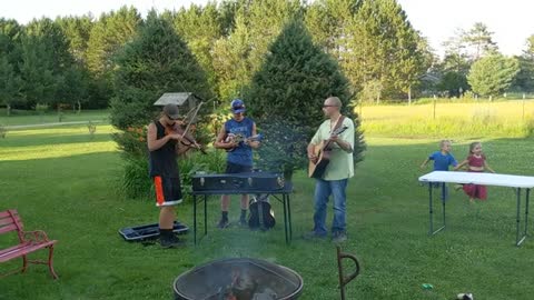 Bluegrass session in Zimm, MN