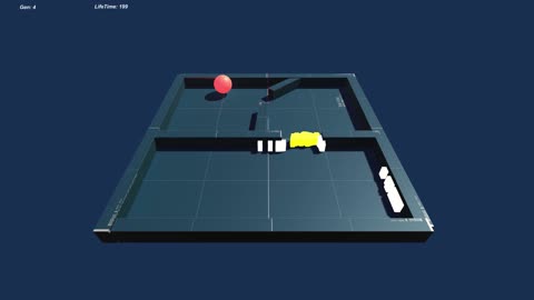 AI Learns To Reach The Ball