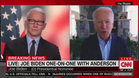 Biden on CNN in 2020 accusing Kyle Rittenhouse of being part of a white supremacist militia