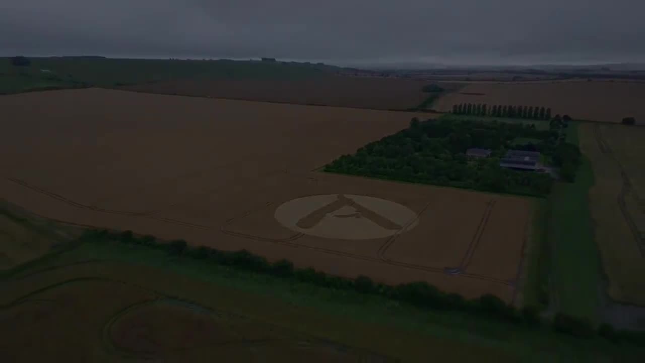 Crop Circle - Hackpen Hill, Wiltshire, England - 14 July 2023