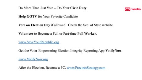 Sneak Peak: Precinct Strategy How to End Voting Machines Dan Schultz October 4 2022