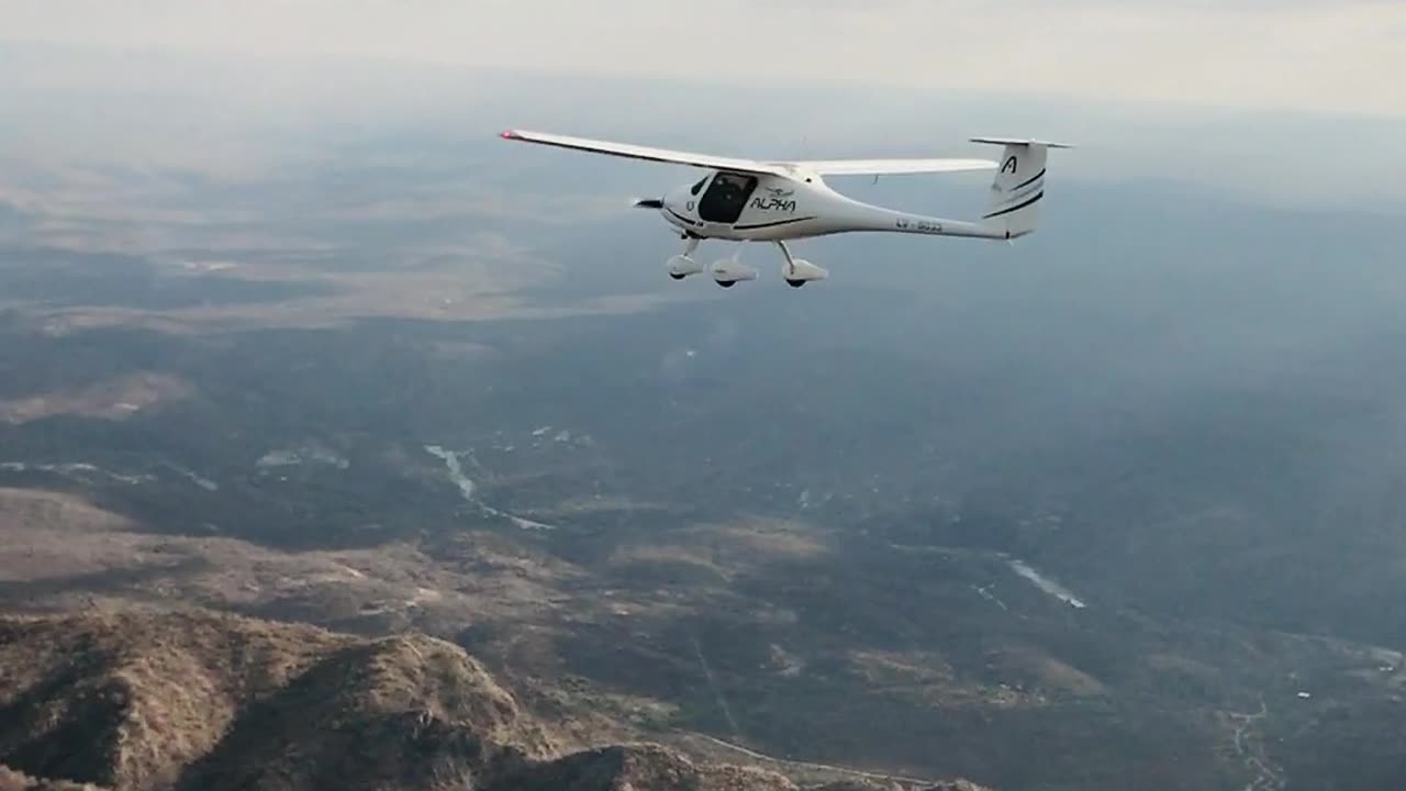 A flying plan looks like a drone