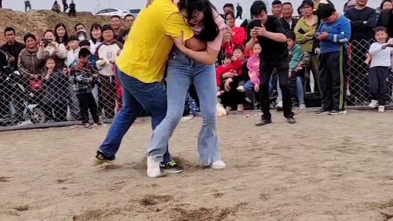 Fighting girl