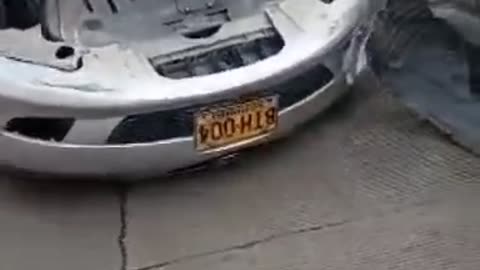 Accidente en calle de Piedecuesta