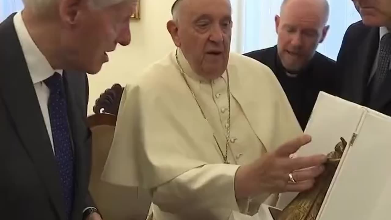 Pope Francis met Bill Clinton and George Soros' son Alex at his residence in Rome