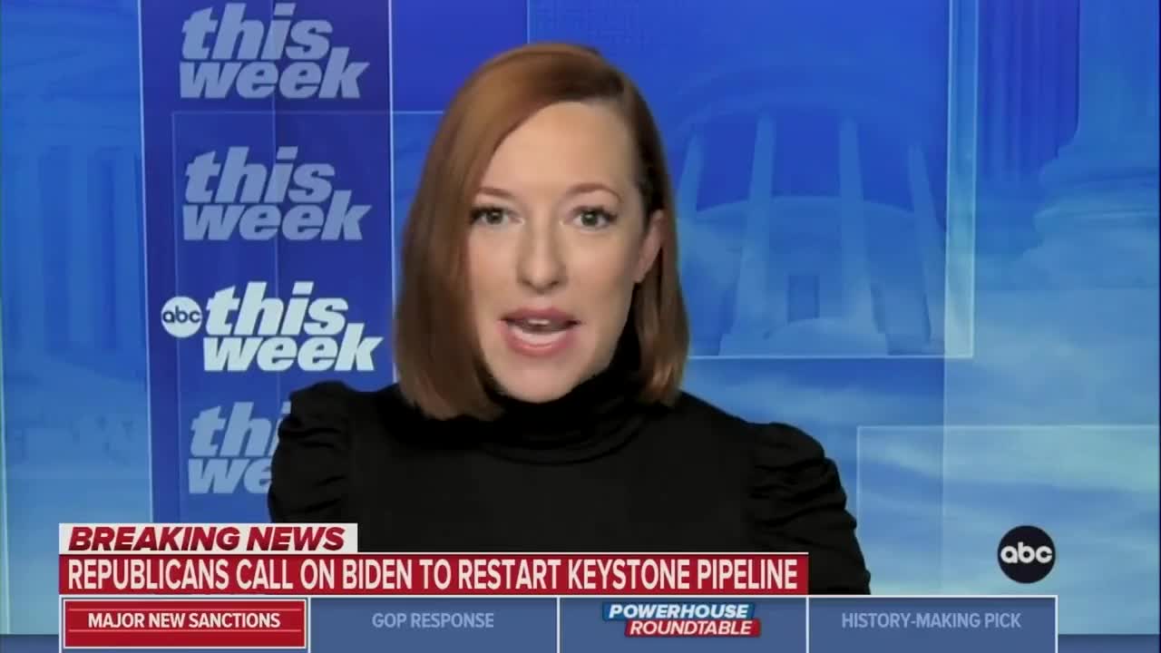 Psaki Snaps During Live Interview While Being Grilled on the Energy Crisis