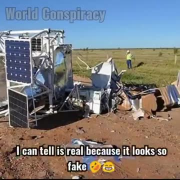 NESSUN TIPO DI SATELLITE ESISTE....SE NON APPESO! dal canale youtube