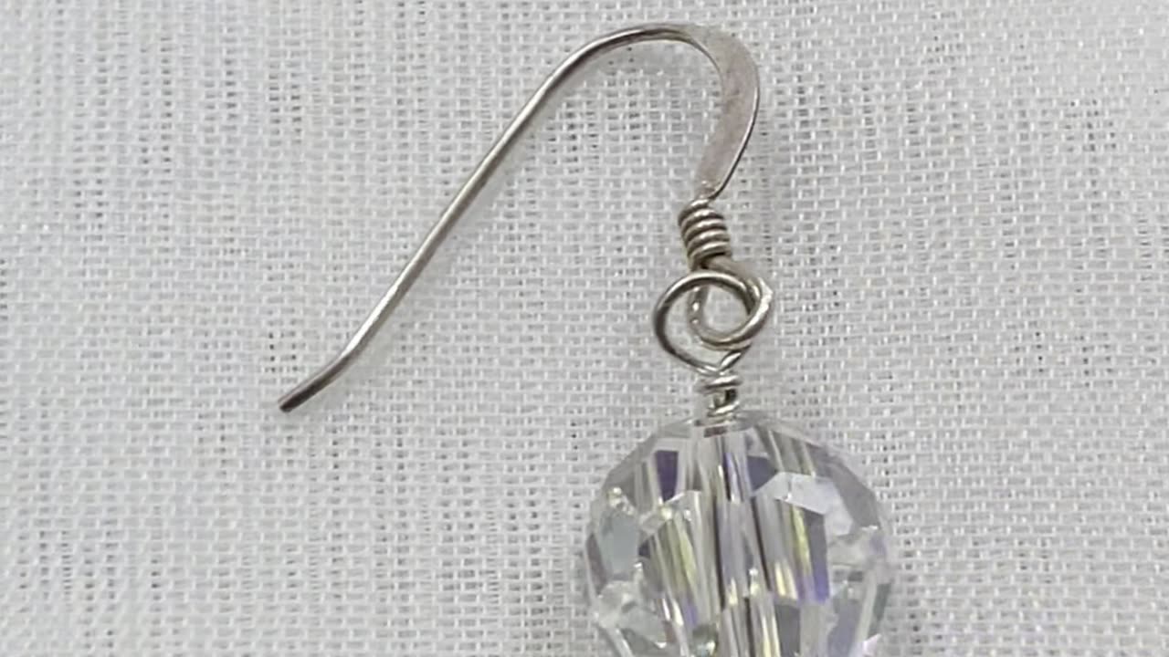 Handmade 2.25” Drop Earring with 925 Silver. Made with Swarovski Crystal. Turtle