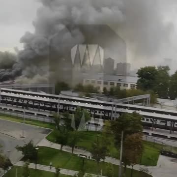 Train Station in Moscow is On Fire