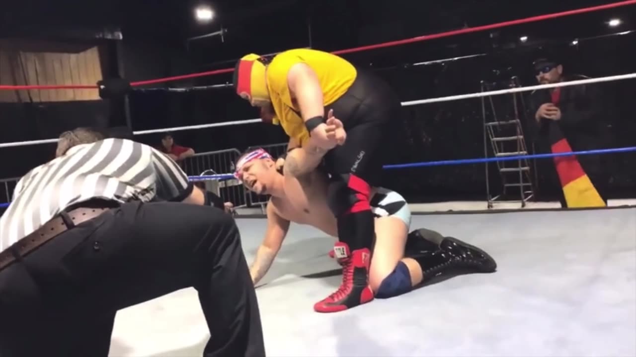 American Pro Wrestling:Viktor Kraus vs Yela Man