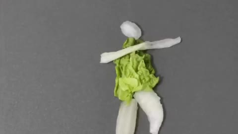 Cabbage animation dancing