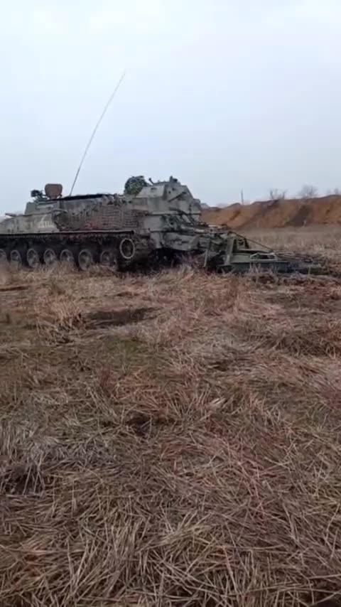 🇷🇺🇺🇦 The use of GMZ-3 to create minefields in the Zaporozhye region