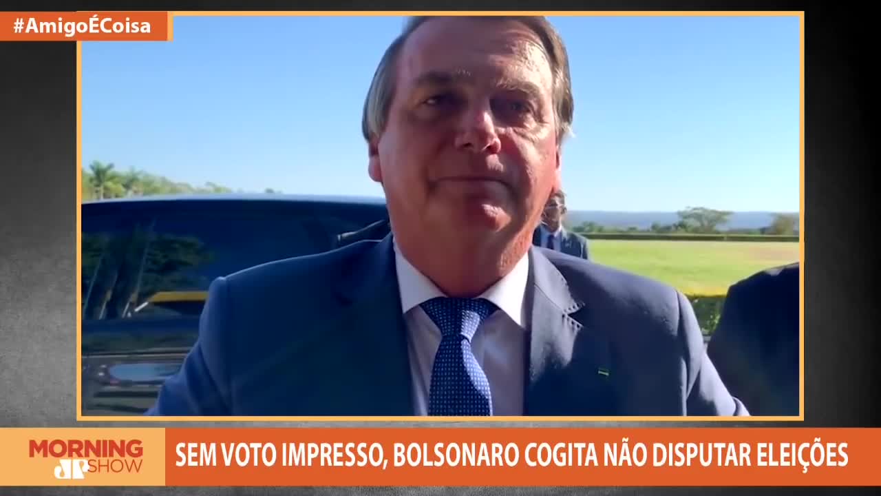 BOMBA BOLSONARO COGITA NAO DISPUTAR ELEIÇÃO SEM VOTO IMPRESSO!