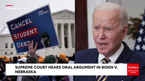 JUST IN_ Supreme Court Hears Case That Could Determine Fate Of Biden's Student Loan Forgiveness Plan
