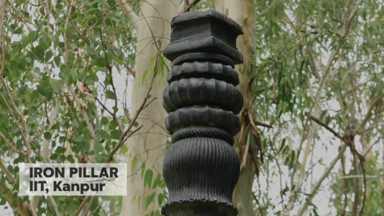 THIS IRON PILLAR DOES SOMETHING VERY STRANGE WHEN IT COMES IN CONTACT WITH RAIN