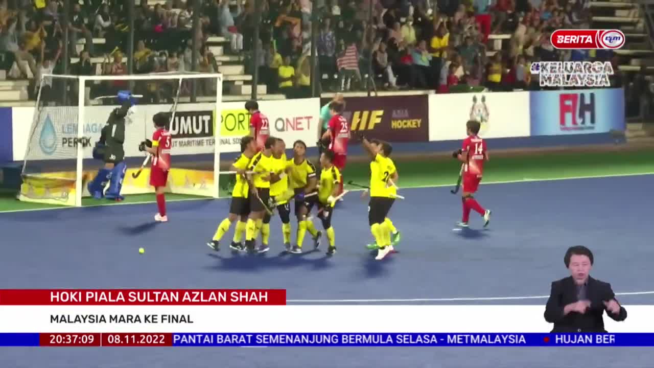 8 NOVEMBER 2022 – BERITA PERDANA – HOKI PIALA SULTAN AZLAN SHAH ; MALAYSIA MARA KE FINAL