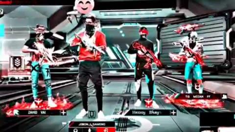 Funny time in free fire loby.