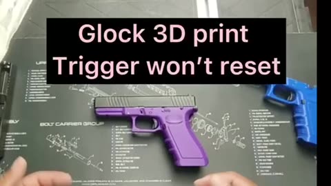 Glock 3D Print Trigger Won’t Reset