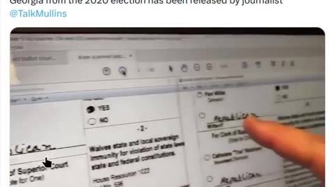 COUNTED duplicated ballots from Fulton County, Georgia from the 2020 election