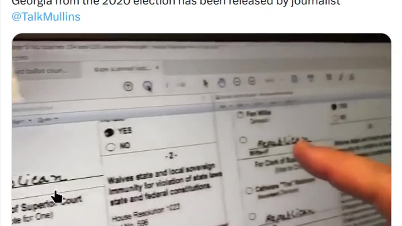 COUNTED duplicated ballots from Fulton County, Georgia from the 2020 election