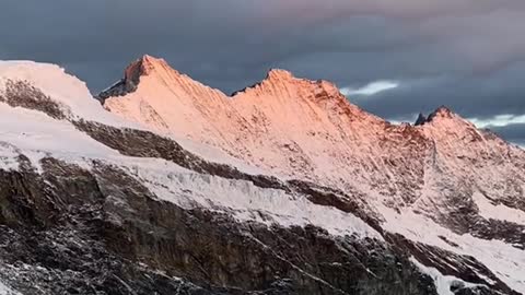 There's nothing like a saas fee sunrise