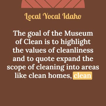 Idaho's Cleaning Museum #idaho #podcastclips #idahofalls #EasterIdaho #cleaning #museum